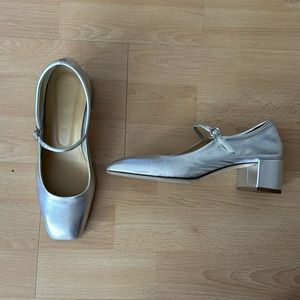 Aeyde Alina silver Mary Jane